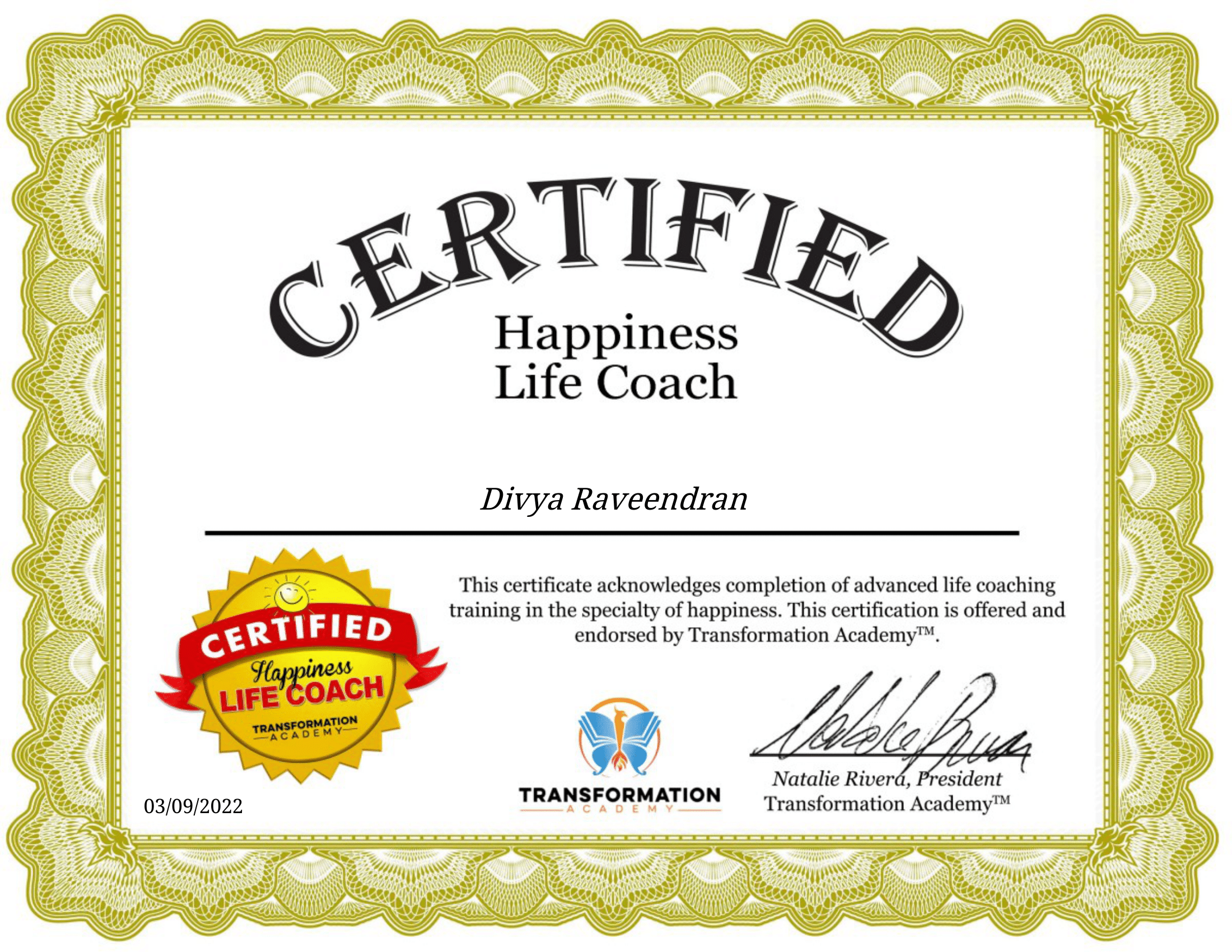 HAPPINESS LIFE COACH